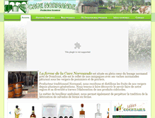 Tablet Screenshot of lacavenormande.fr